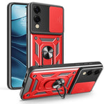 Custodia per telefono TPU+PC con design scorrevole per fotocamera, For Samsung Galaxy S26 5G, For Samsung Galaxy S25 Edge 5G, For Samsung Galaxy S25 5G