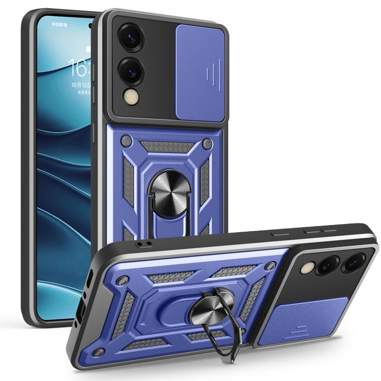 Custodia per telefono TPU+PC con design scorrevole per fotocamera, For Samsung Galaxy S26 5G, For Samsung Galaxy S25 Edge 5G, For Samsung Galaxy S25 5G