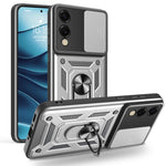 Custodia per telefono TPU+PC con design scorrevole per fotocamera, For Samsung Galaxy S26 5G, For Samsung Galaxy S25 Edge 5G, For Samsung Galaxy S25 5G