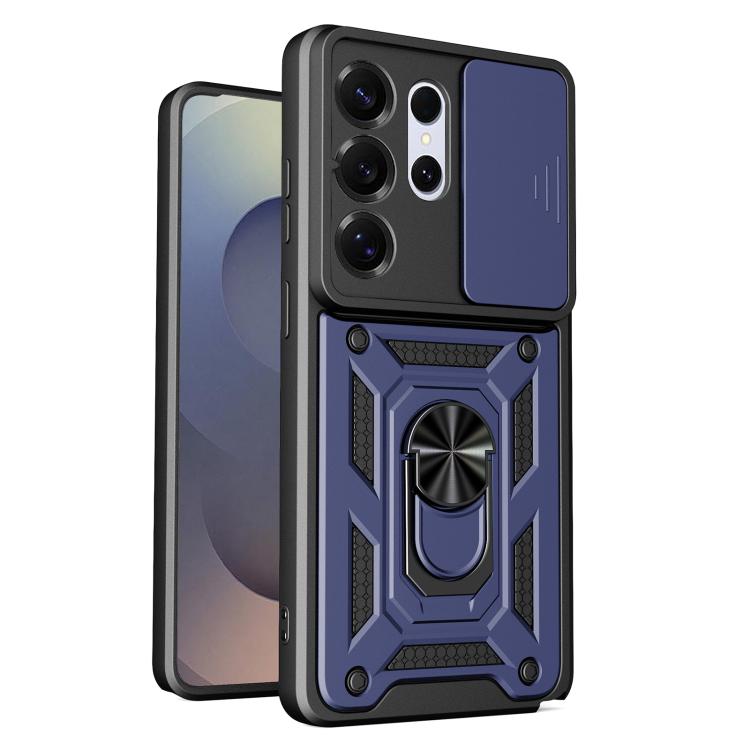 Custodia per telefono TPU+PC con design scorrevole per fotocamera, For Galaxy S26 FE / S25 FE 5G, For Samsung Galaxy S26+ 5G, For Samsung Galaxy S26 Ultra 5G