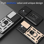 Custodia per telefono TPU+PC con design scorrevole per fotocamera, For Samsung Galaxy S26 5G, For Samsung Galaxy S25 Edge 5G, For Samsung Galaxy S25 5G