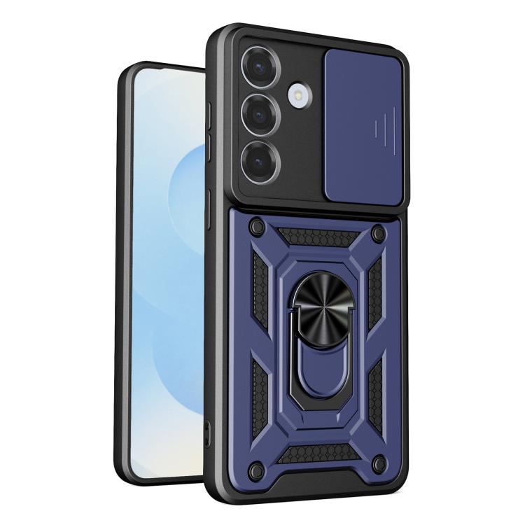Custodia per telefono TPU+PC con design scorrevole per fotocamera, For Samsung Galaxy S26 5G, For Samsung Galaxy S25 Edge 5G, For Samsung Galaxy S25 5G