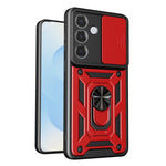Custodia per telefono TPU+PC con design scorrevole per fotocamera, For Galaxy S26 FE / S25 FE 5G, For Samsung Galaxy S26+ 5G, For Samsung Galaxy S26 Ultra 5G