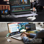 Lettore schede SD TF USB-C 3 in 1 compatto