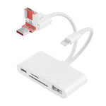 Adattatore lettore schede USB-C Type-C TF SD multifunzione