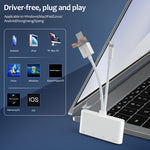 Adattatore lettore schede USB-C Type-C TF SD multifunzione
