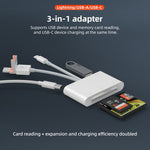Adattatore lettore schede USB-C Type-C CF TF SD