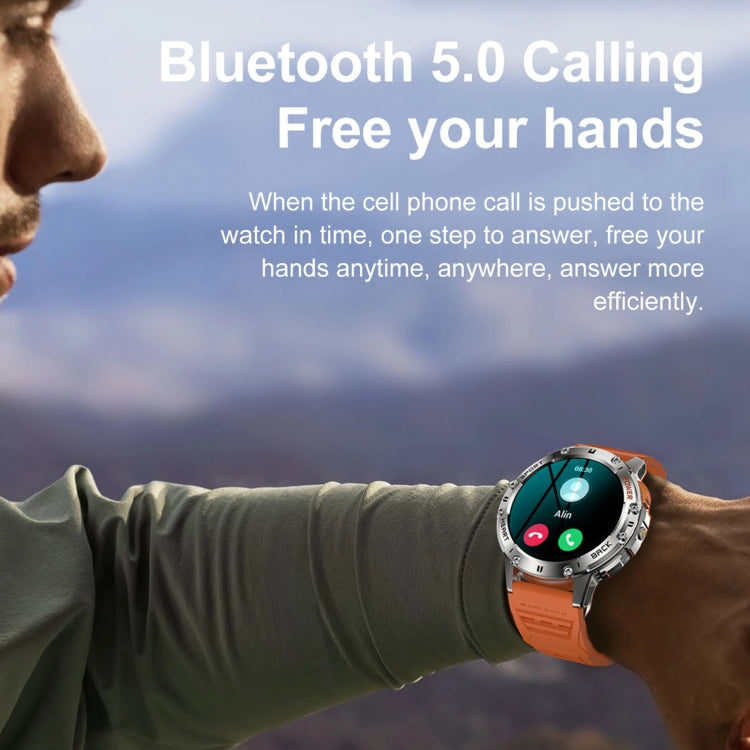 LEMFO K65 1.43 pollici Bluetooth Call Smart Watch, supporta la frequenza cardiaca / ossigeno nel sangue