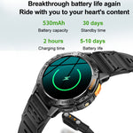 LEMFO K65 1.43 pollici Bluetooth Call Smart Watch, supporta la frequenza cardiaca / ossigeno nel sangue