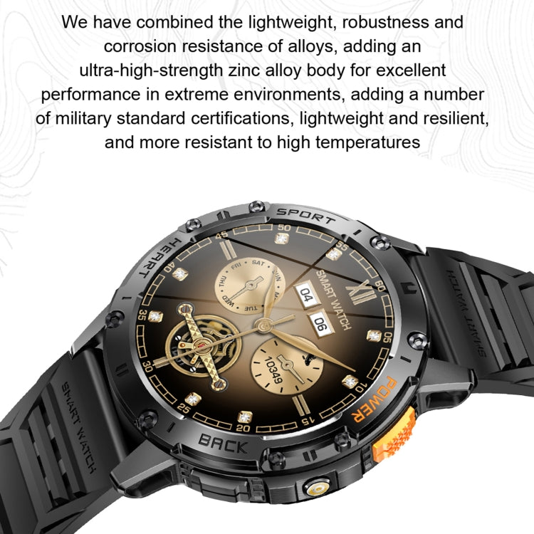 LEMFO K65 1.43 pollici Bluetooth Call Smart Watch, supporta la frequenza cardiaca / ossigeno nel sangue