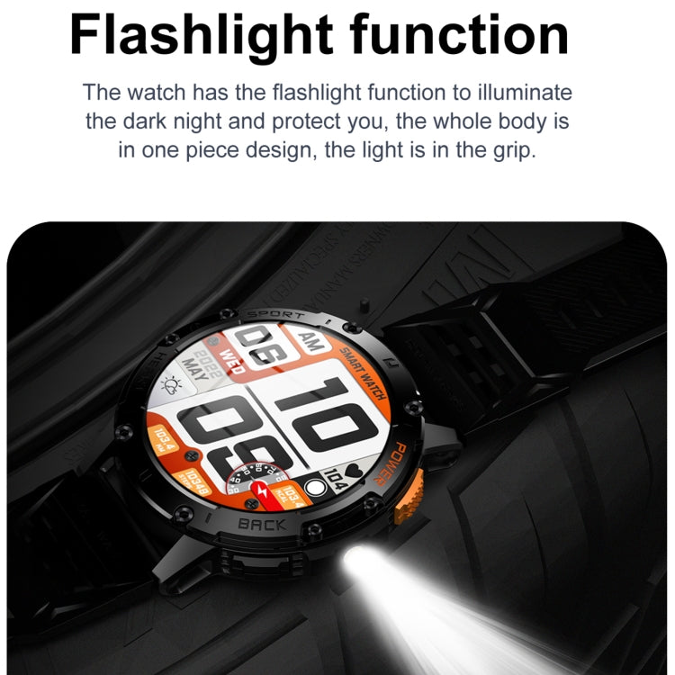 LEMFO K65 1.43 pollici Bluetooth Call Smart Watch, supporta la frequenza cardiaca / ossigeno nel sangue