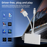 Adattatore lettore schede USB-C, 8 pin, USB-A, Micro USB