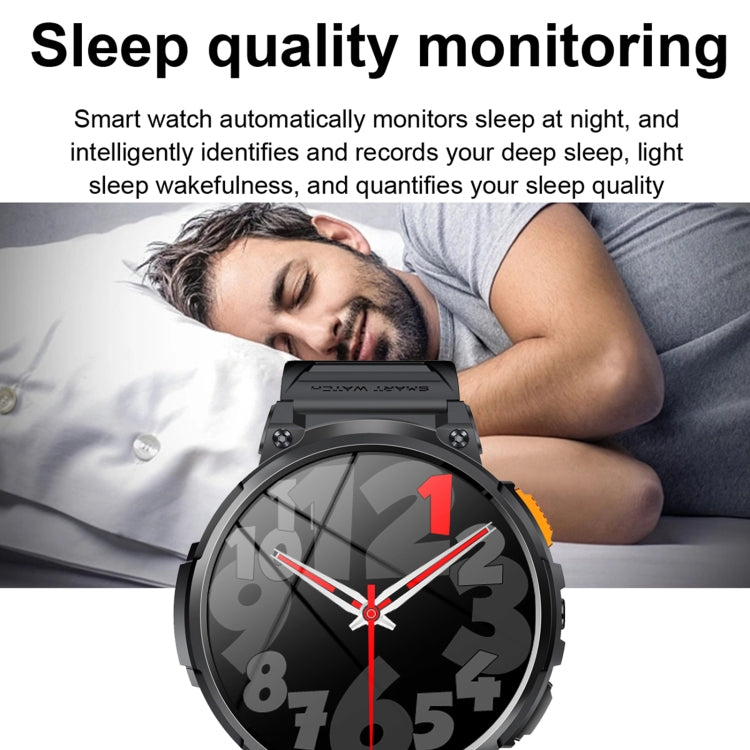 LEMFO K66 1,85 pollici Bluetooth Call Smart Watch, supporta la frequenza cardiaca / ossigeno nel sangue