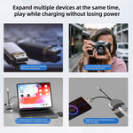 Adattatore multifunzione USB-C Type-C 6 in 1