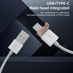 Adattatore USB-C 8 pin multifunzione con 3 USB e slot SD