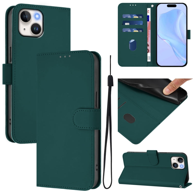 Custodia per telefono in pelle tinta unita effetto pelle con cordino, For iPhone 12 mini