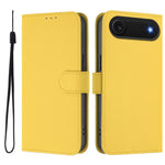 Custodia per telefono in pelle tinta unita effetto pelle con cordino, For iPhone Air