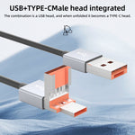 Adattatore USB-C 3 in 1 con lettore schede SD/TF e USB-A