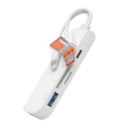Adattatore multifunzione NK-9109TL Pro USB-C / Type-C, 8 pin, USB a USB-C / Type-C, USB, scheda TF / SD, NK-9109TL Pro