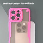 Custodia per telefono Armor Glaze PC Hybrid TPU, For iPhone 16 Pro Max, For iPhone 16 Pro, For iPhone 16 Plus, For iPhone 16