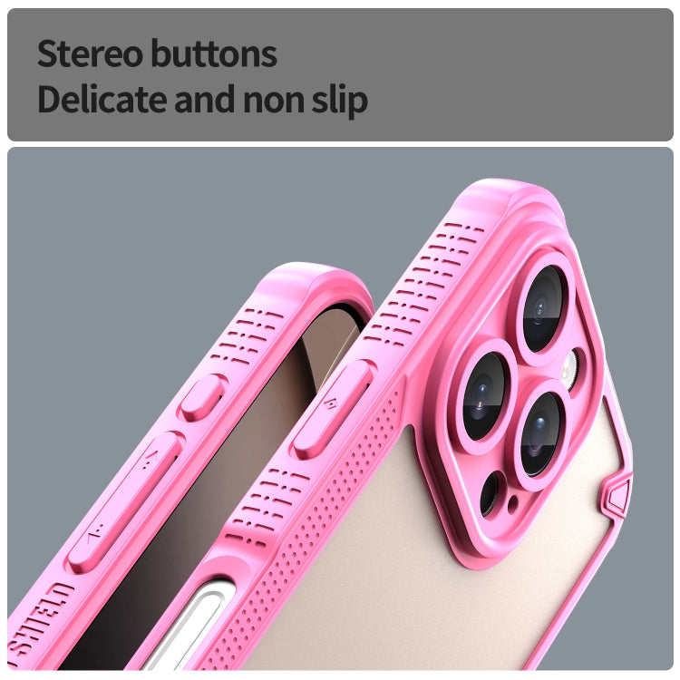 Custodia per telefono Armor Glaze PC Hybrid TPU, For iPhone 16 Pro Max, For iPhone 16 Pro, For iPhone 16 Plus, For iPhone 16