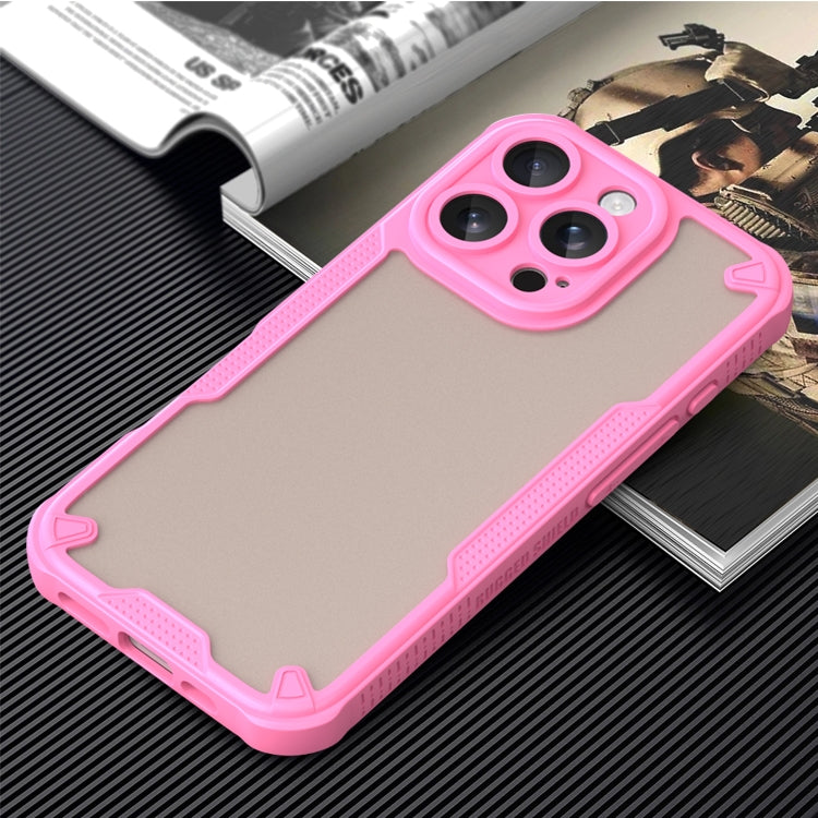 Custodia per telefono Armor Glaze PC Hybrid TPU, For iPhone 16 Pro Max, For iPhone 16 Pro, For iPhone 16 Plus, For iPhone 16