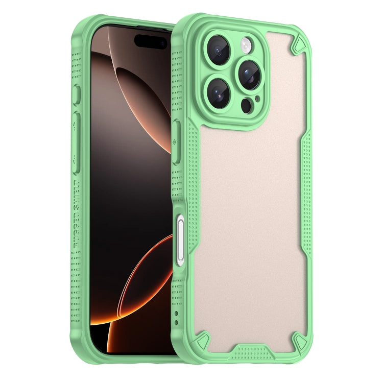 Custodia per telefono Armor Glaze PC Hybrid TPU, For iPhone 16 Pro Max, For iPhone 16 Pro, For iPhone 16 Plus, For iPhone 16