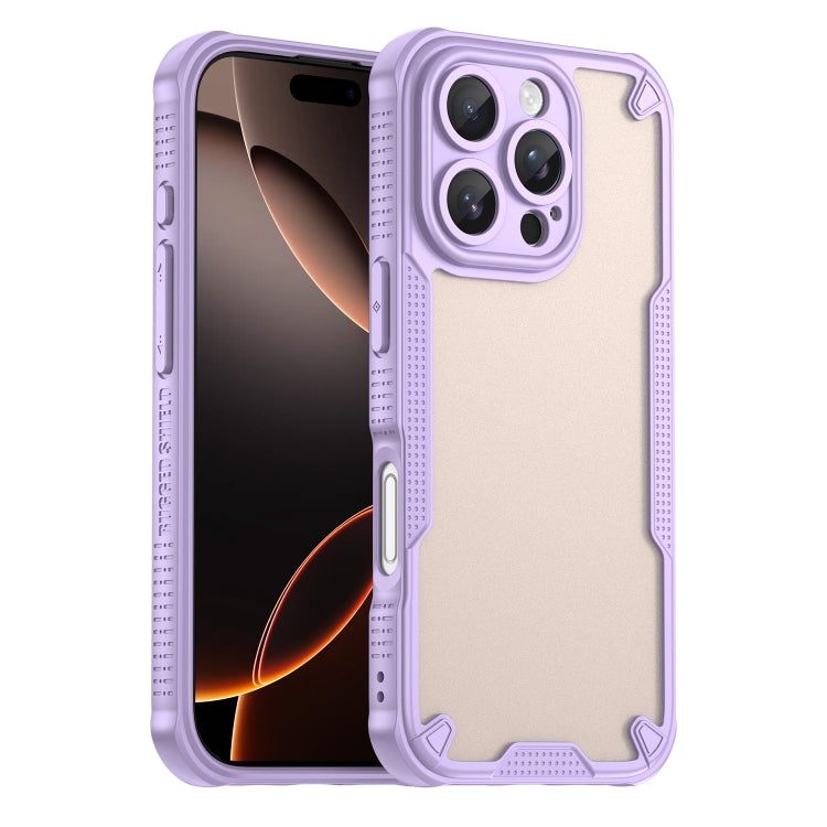 Custodia per telefono Armor Glaze PC Hybrid TPU, For iPhone 16 Pro Max, For iPhone 16 Pro, For iPhone 16 Plus, For iPhone 16