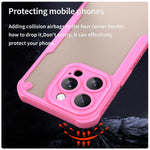 Custodia per telefono Armor Glaze PC Hybrid TPU, For iPhone 15 Pro Max, For iPhone 15 Pro, For iPhone 15 Plus, For iPhone 15