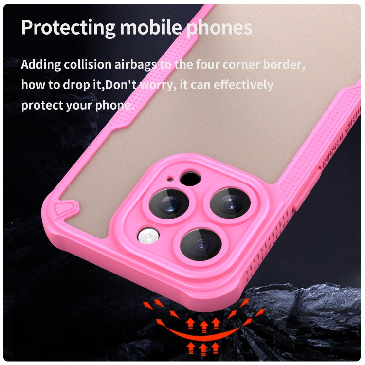 Custodia per telefono Armor Glaze PC Hybrid TPU, For iPhone 15 Pro Max, For iPhone 15 Pro, For iPhone 15 Plus, For iPhone 15