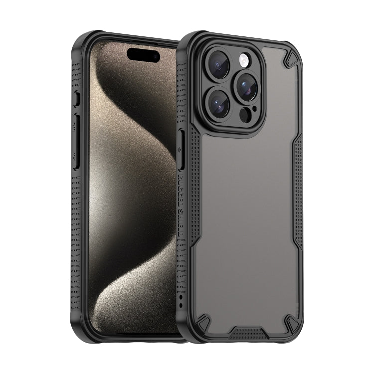 Custodia per telefono Armor Glaze PC Hybrid TPU, For iPhone 15 Pro Max, For iPhone 15 Pro, For iPhone 15 Plus, For iPhone 15