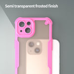 Custodia per telefono Armor Glaze PC Hybrid TPU, For iPhone 14 Plus, For iPhone 14, For iPhone 14 Pro, For iPhone 14 Pro Max