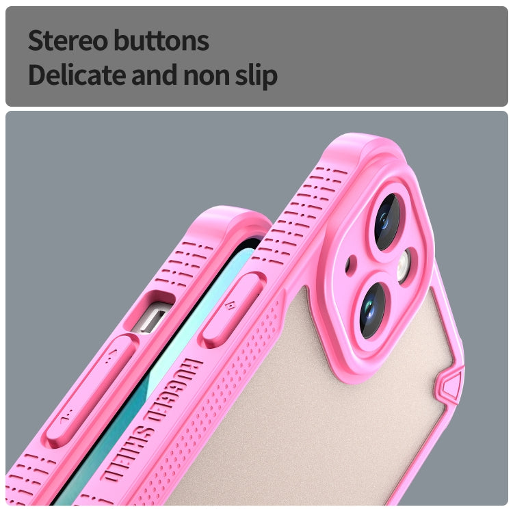 Custodia per telefono Armor Glaze PC Hybrid TPU, For iPhone 14 Plus, For iPhone 14, For iPhone 14 Pro, For iPhone 14 Pro Max