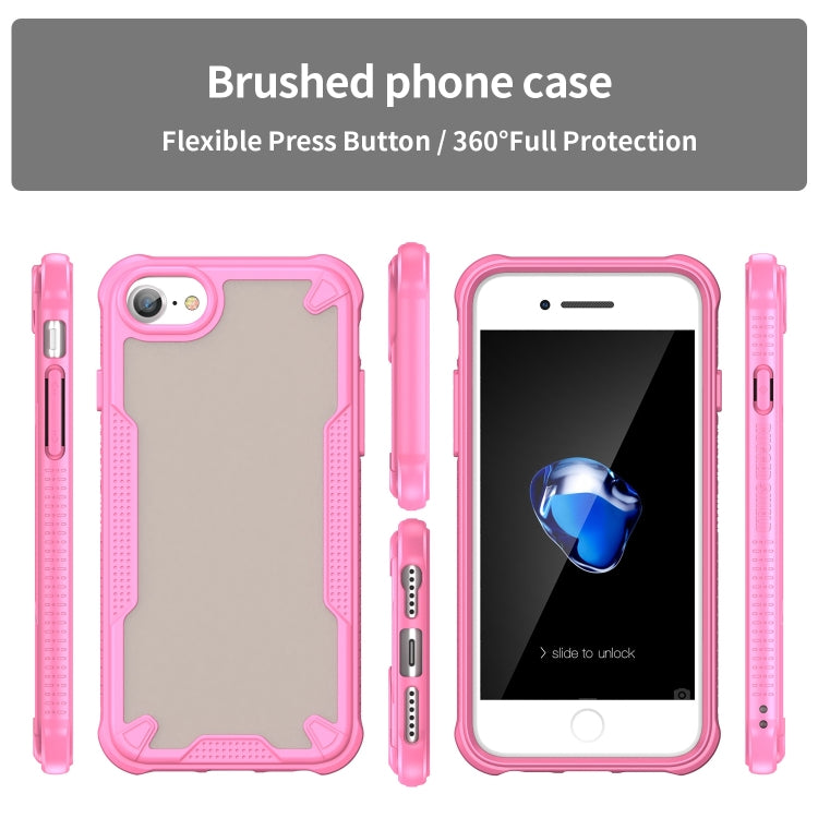 Custodia per telefono Armor Glaze PC Hybrid TPU, For iPhone SE 2020, For iPhone 11 Pro Max, For iPhone 11, For iPhone 11 Pro