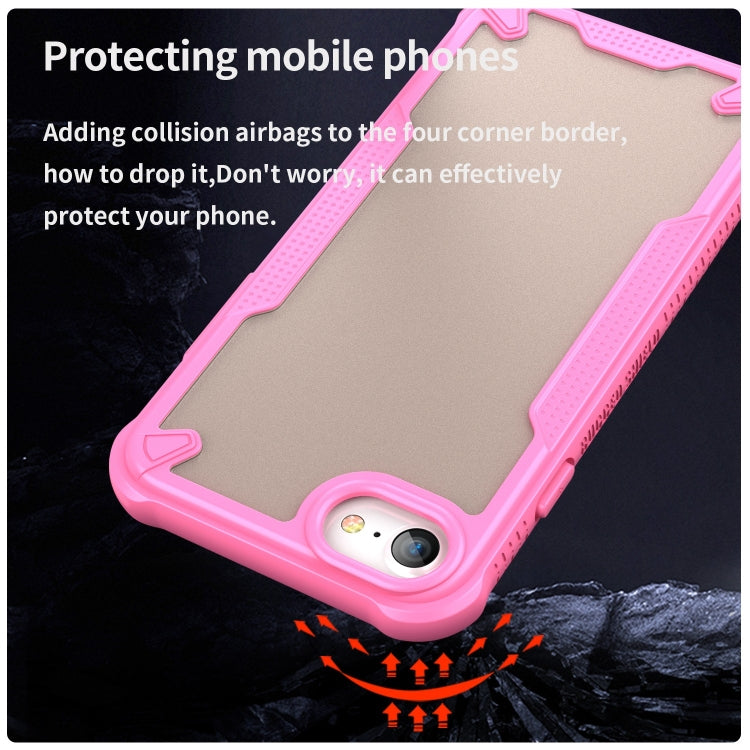 Custodia per telefono Armor Glaze PC Hybrid TPU, For iPhone SE 2020, For iPhone 11 Pro Max, For iPhone 11, For iPhone 11 Pro