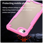 Custodia per telefono Armor Glaze PC Hybrid TPU, For iPhone SE 2022, For iPhone 13 Pro Max, For iPhone 13 Pro, For iPhone 13