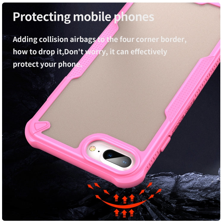 Custodia per telefono Armor Glaze PC Hybrid TPU, For iPhone 8 Plus, For iPhone 8, For iPhone 7 Plus, For iPhone 7