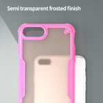 Custodia per telefono Armor Glaze PC Hybrid TPU, For iPhone 8 Plus, For iPhone 8, For iPhone 7 Plus, For iPhone 7
