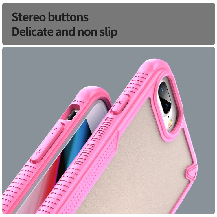Custodia per telefono Armor Glaze PC Hybrid TPU, For iPhone 8 Plus, For iPhone 8, For iPhone 7 Plus, For iPhone 7