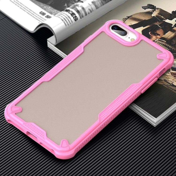 Custodia per telefono Armor Glaze PC Hybrid TPU, For iPhone 8 Plus, For iPhone 8, For iPhone 7 Plus, For iPhone 7