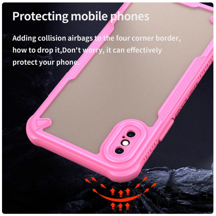 Custodia per telefono Armor Glaze PC Hybrid TPU, For iPhone XS, For iPhone XR, For iPhone XS Max, For iPhone X