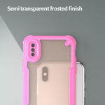 Custodia per telefono Armor Glaze PC Hybrid TPU, For iPhone XS, For iPhone XR, For iPhone XS Max, For iPhone X