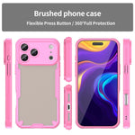 Custodia per telefono Armor Glaze PC Hybrid TPU, For iPhone 17 Pro Max, For iPhone 17 Pro, For iPhone 17, For iPhone Air