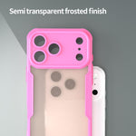 Custodia per telefono Armor Glaze PC Hybrid TPU, For iPhone 17 Pro Max, For iPhone 17 Pro, For iPhone 17, For iPhone Air