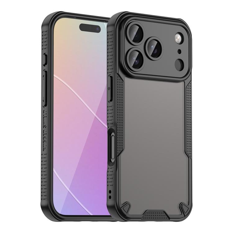 Custodia per telefono Armor Glaze PC Hybrid TPU, For iPhone 17 Pro Max, For iPhone 17 Pro, For iPhone 17, For iPhone Air