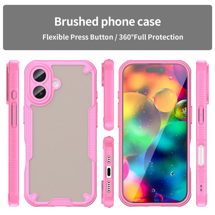 Custodia per telefono Armor Glaze PC Hybrid TPU, For iPhone 18, For iPhone 18 Pro, For iPhone 18 Pro Max, For iPhone 17e / 16e