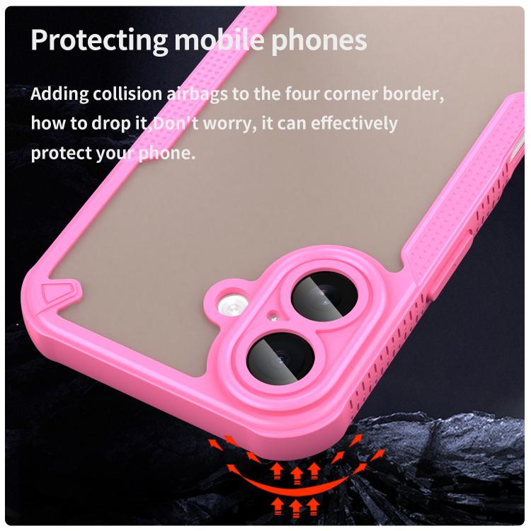 Custodia per telefono Armor Glaze PC Hybrid TPU, For iPhone 18, For iPhone 18 Pro, For iPhone 18 Pro Max, For iPhone 17e / 16e