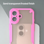 Custodia per telefono Armor Glaze PC Hybrid TPU, For iPhone 18, For iPhone 18 Pro, For iPhone 18 Pro Max, For iPhone 17e / 16e
