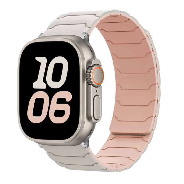 Cinturino magnetico in silicone, For Apple Watch 46mm / 49mm / 45mm / 44mm, For Apple Watch 42mm / 41mm / 40mm / 38mm
