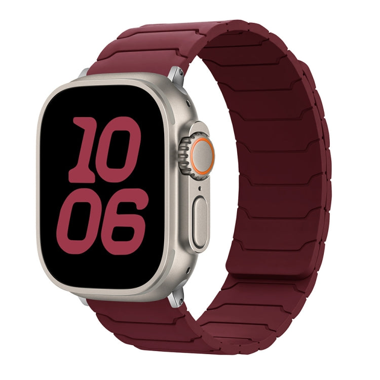 Cinturino magnetico in silicone, For Apple Watch 46mm / 49mm / 45mm / 44mm, For Apple Watch 42mm / 41mm / 40mm / 38mm